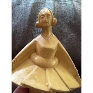 Art Deco 1930's-40's Lady Figurine Made in Holland